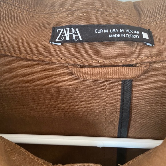 Classic trench coat in caramel color. Zara/oversized/calf length/caramel color - Picture 3 of 3